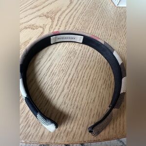 Burberry headband womens. 3/4 “ diameter